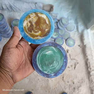 ถาดรองแก้วทำจากเรซินหรูหราดีไซน์สวยงามสำหรับตกแต่งห้องครัวบ้าน - Product Image 2