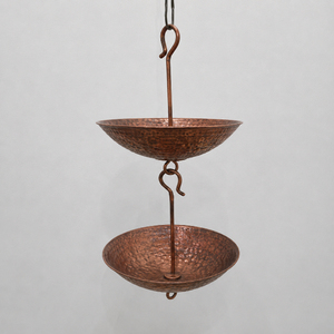 โซ่ทองแดงตกแต่งสวนกลางแจ้ง ประดับตกแต่งน้ำไหลแบบแขวน สไตล์หรูหรา - Product Image 1