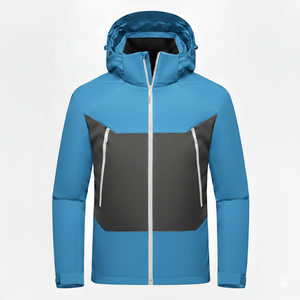 Chaqueta Cortavientos para Trabajo al Aire Libre, para Hombre y Mujer, Resistente, Impermeable, Transpirable, con Cuello Alto, Tela de Lona, Estilo Urbano - Product Image 1