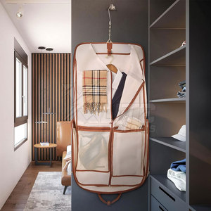 Sac de voyage en nylon léger, pliable, spacieux et confortable pour costumes et robes, de haute qualité - Product Image 3