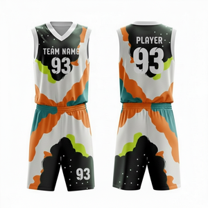 Ensemble d'uniformes de basket-ball personnalisés professionnels |   Maillots sans manches pour équipes de club |   Polyester et coton respirants à séchage rapide, vente en gros - Product Image 1