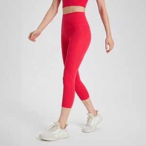 Leggings Capri Taille Haute Unisexe pour Femme, Pantalon de Yoga Élastique, Doux comme du Beurre, Coupe Ajustée, Effet Push-Up, Respirant - Product Image 5