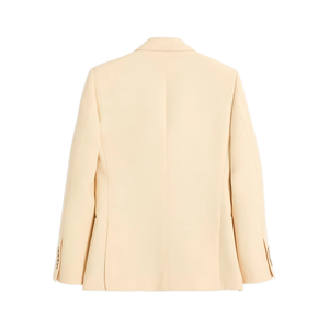 In Stock <b>Spring</b> Summer <b>Women</b> Office Wear Slim Fit Blazer Double Button Long Sleeve Waisted Solid Color Ladies Sorority <b>Jacket</b> - Product Image 2