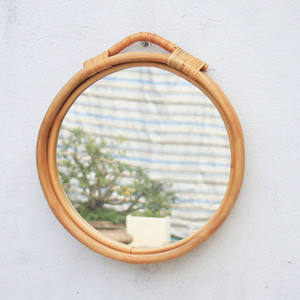 Best Selling Rattan Mirror <b>Decorative</b> <b>Wall</b> Mirror Wicker Mirror for Livingroom Bedroom <b>Decoration</b> Made in Vietnam Wholesale - Product Image 2