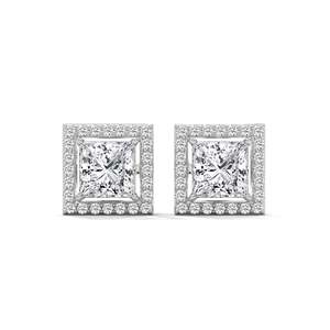 Pendientes Clásicos de Diamantes Naturales con Corte Ovalado en Oro Amarillo para Mujer, Chapados en Oro de 14k-22k, Joyería Certificada para Bodas - Product Image 4