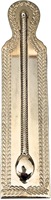 Ensemble d'outils maçonniques de taille standard, doré, brodé, en similicuir avec intérieur en velours noir, outils légers pour francs-maçons