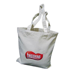 Bolsa de Compras Reutilizable de Lona de Algodón Ecológica y Duradera con Asa Integrada, Impresión Digital Multicolor, Cierre Superior, Ligera - Product Image 3