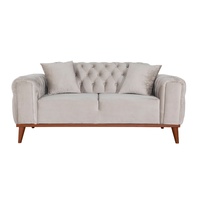 Canapé-lit Chesterfield de luxe moderne capitonné avec cadre en bois massif extensible pour salon, salle de sport, appartement, centre commercial, usage domestique
