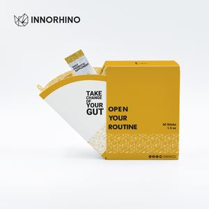 Custom Printed Folding Carton Gravity Feeder Display Box with Hollow <b>Window</b> Paper Sleeve for Supplement Sachets Packaging - Product Image 2