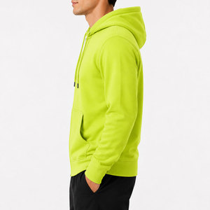 Sudadera con capucha para hombre, estilo informal, para otoño e invierno, de forro polar suave, grueso, básico, de mezcla de algodón. - Product Image 3