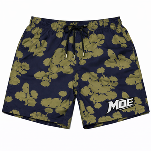 Pantalones Cortos Deportivos para Hombre con Estampado Botánico Azul Marino, de Secado Rápido, Poliéster, para Gimnasio y Fitness, Personalizables con Etiqueta Privada, Suministro al por Mayor - Product Image 2