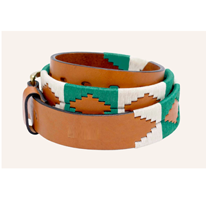 Cinturón de Cuero Ecuestre de Calidad Personalizada para Hombre, Hebilla de Pin, Cuero de Primera Calidad, Bordado, Cinturón Deportivo - Product Image 3