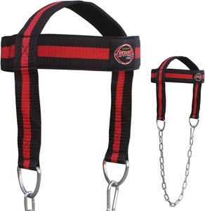 En gros Harnais de tête réglable robuste et durable avec chaîne en acier antidérapante et respirante pour entraînement de cou, équipement de gym - Product Image 1