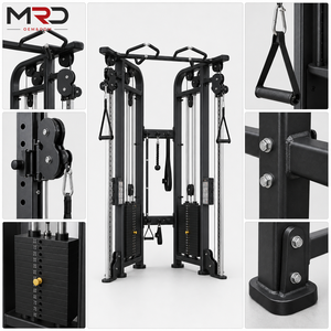 Máquina de entrenamiento de fuerza multifuncional comercial, <span class=keywords><strong>polea</strong></span> doble con cuerda cruzada, multifuncional, adecuada para ejercicios de cuerpo completo - Product Image 4