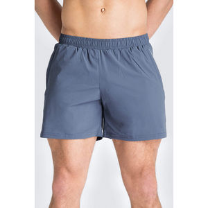 กางเกงขาสั้นออกกำลังกายผู้ชายขายส่งจากโรงงานปากีสถาน ลายเรียบ เอวยางยืด มีกระเป๋า สวมใส่สบายๆ สไตล์สตรีทแฟชั่น ระบายอากาศได้ดี รุ่นล่าสุด - Product Image 5