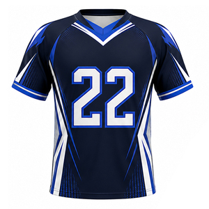 Maillot de lacrosse pour homme avec logo personnalisé, service OEM, été, 100% polyester, séchage rapide, respirant, vêtements de sport unisexes - Product Image 1