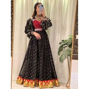 Nueva Colección 2026, Vestido Maxi Afgano Negro para Chicas, Ropa Casual de Fiesta, Vestido Afgano para Mujer con Diseños Bordados, para Adultos - Product Image 4