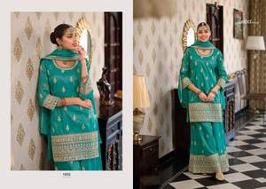 Traje Salwar Bordado de Diseñador Simar, Elegante Conjunto Étnico para Fiesta con Dupatta para Mujer, Temporada Festiva de Bodas - Product Image 3