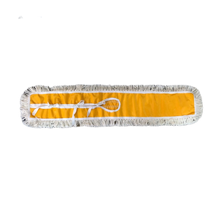 Recharge de balai serpillère en coton robuste pour usage intensif, auto-essoreuse, durable et réutilisable, pour le nettoyage des sols humides en milieu commercial et industriel, vente en gros usine - Product Image 1