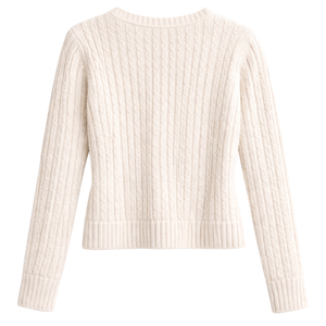 Nouvel Arrivage – Cardigan Décontracté Femme Hiver 100% Acrylique Respirant Séchage Rapide Col Roulé Ample – Prix Abordable – Vente en Gros - Product Image 2