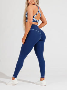 Leggings Deportivos de Yoga con Cintura Alta Cruzada en V, Levanta Glúteos, para Mujer, Gimnasio, Fitness, Novedad 2023 - Product Image 2