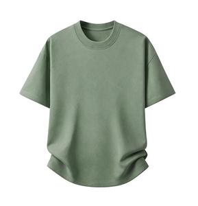 เสื้อยืดคอตตอนหนาน้ำหนักมากสำหรับผู้ชาย สั่งซื้อจำนวนมาก แบรนด์เสื้อผ้าแนวสตรีท รับผลิตเสื้อผ้าแบรนด์ส่วนตัว - Product Image 5