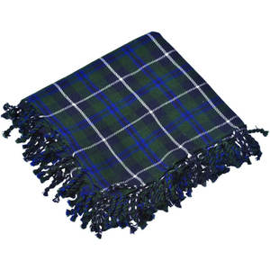 2026 Tartán Tradicional Escocés de las Tierras Altas Azul Douglas, 100% Acrílico, Accesorio para Kilt - Product Image 1