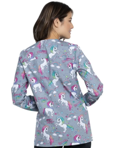 Printing Women <b>Scrub</b> Jacket Unisex Hospital Uniforms Zip <b>Scrubs</b> Jacket With Warm Soft Fabric Printed Nurse <b>Scrubs</b> For Women - Product Image 3