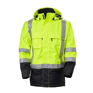 Hi Vis Custom Logo <b>Mens</b> Winter Work <b>Jacket</b> Construction Safety <b>Reflective</b> <b>Jacket</b> Clothing Workwear - Product Image 1