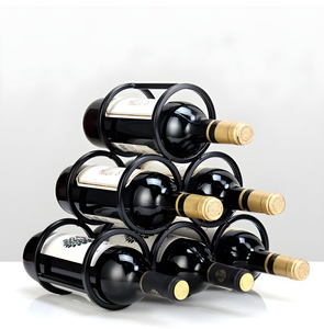 Support de bouteilles de vin en métal, design multifonctionnel, pour une utilisation à domicile, support pour bouteilles de vin - Product Image 1