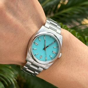 Reloj de pulsera de alta calidad 904L para parejas, regalo, 36mm/41mm, reloj mecánico automático para hombre, esfera verde, moderno, 3230, informal. - Product Image 5