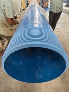 Tubería de PVC para Pozos de 8 Pulgadas de Diámetro, 220 mm, Rosca Redonda, Seis Metros, PN8, Resistente a la Colapso Hidrostática - Product Image 1