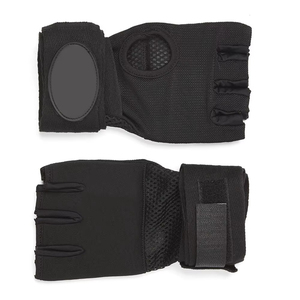 ถุงมือปั่นจักรยานหนังครึ่งนิ้ว โลโก้สั่งทำได้ บุเจล ซับเหงื่อ สายรัดข้อมือปรับได้ ป้องกันรังสียูวี คุณภาพสูง - Product Image 6