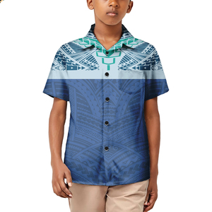 Camisa Hawaiana de Manga Corta para Hombre, Tejida, con Estampado Floral, Cuello Abotonado, para Vacaciones de Verano - Product Image 2