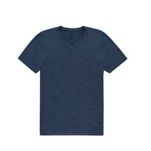 T-shirts d'été pour hommes à col en V, couleur unie, style décontracté, mode streetwear, collection été 2025, vêtements pour hommes, stock en gros - Product Image 5