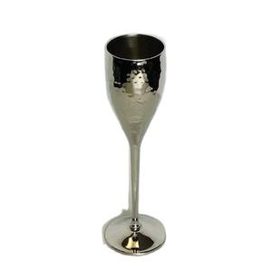 Copa de Vino Antigua de Tamaño Perfecto, Copa de Vino de Acero Inoxidable para Bodas y Fiestas, Copa de Vino Decorativa de Metal - Product Image 1