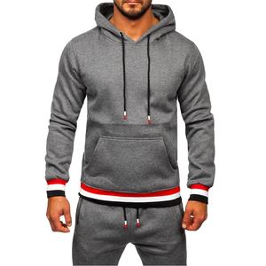 Survêtement pour hommes Jogging Coat Top Bottom Sport Sweat Suit Hoodie Pantalon Pantalon Sweat Suit Sport Wear Hoodies Set - Product Image 1
