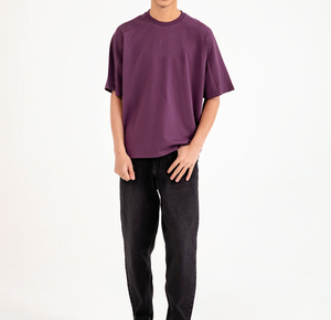 Ropa para Hombre, Fabricante de Pakistán, Camisetas al por Mayor, Camiseta Oversize con Cuello Redondo, Camisetas Casuales Lisas en Venta - Product Image 2