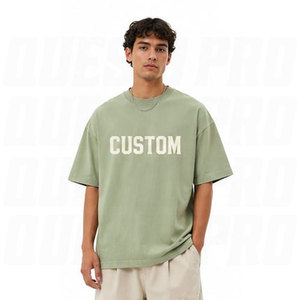 Camisetas de Algodón Grueso para Hombre, Personalizadas, Vintage, Extra Grandes, con Estampado Gráfico, Manga Corta, Estilo Urbano, Ropa Casual de Moda - Product Image 3