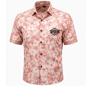 Camisa de Moda para Hombre con Estampado, Tela Suave, Acabado Premium y Manga Corta, Corte Regular - Product Image 1