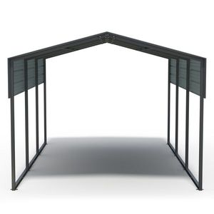 Tettoia per Auto in Metallo Rinforzato 10x15 FT, Garage Esterno Multiuso, Copertura per Auto e Pickup - Product Image 6