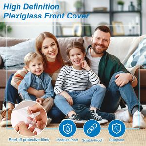 2pcs 3-Opening Wood <b>Picture</b> <b>Frame</b> 3 5x7IN Photo Collage Desktop Wall <b>Mounted</b> Display <b>Frame</b> for Home Decor Black <b>Picture</b> <b>Frame</b> - Product Image 2