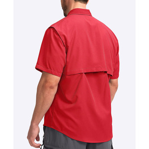 Camisetas de Pesca de Diseño Moderno, Ajuste Cómodo, Tela Elástica, Transpirable, Spandex y Algodón, para Hombre - Product Image 2