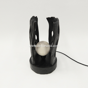 Eco-Friendly Black Wooden Table Lamp for Living Room Bedroom Hotel Interior Modern Home Decor - Product Image 2
