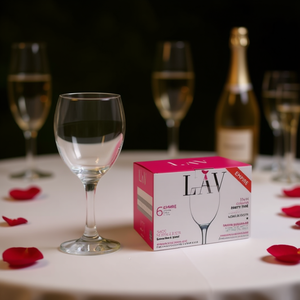 Set di 6 Flûte da Champagne LAV 7x18cm 220g per Feste - Product Image 3