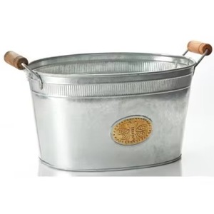 Modern Finish Metal Ice Beverage Tub Stainless Steel Party Cooler <b>Bucket</b> Wine Beer Chiller Tub Event Use - Product Image 4
