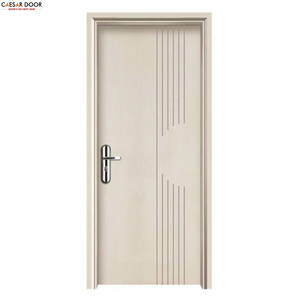 Portes en bois composite WPC à âme pleine, design moderne, résistantes à l'eau, écologiques, isolées, pré-montées pour appartements et villas – Vente directe usine - Product Image 1