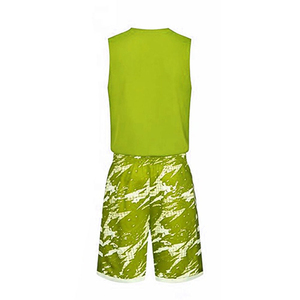 Vente directe d'usine, ensemble de maillots de basket-ball personnalisés avec logo, séchage rapide, respirant, ensemble d'uniformes de basket-ball avec OEM pas cher - Product Image 3