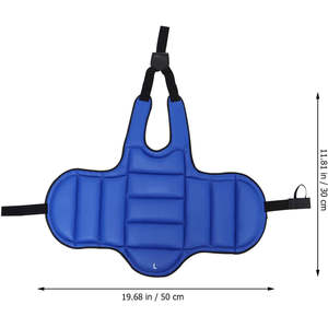 Protector Reversible para Pecho y Abdomen para Karate, Taekwondo, Boxeo, Muay Thai, MMA, Equipo de Protección para Hombres y Mujeres - Product Image 2