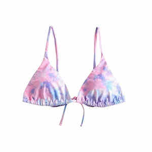 Conjunto de Bikini de 2 Piezas para Mujer, Diseño 2026, Color Sólido, con Logotipo Frontal, Venta al Por Mayor, Nueva Llegada - Product Image 5